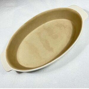 PAMPERED CHEF FAMILY HERITAGE LARGE OVAL STONEWARE BAKER